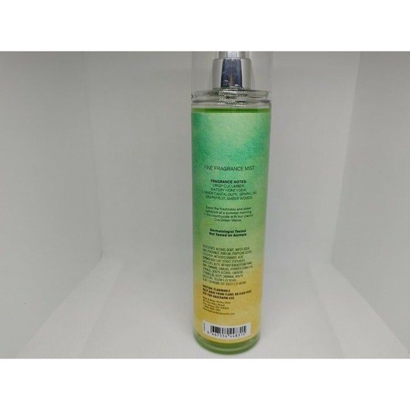 Bath & Body Works CUCUMBER MELON Fine Fragrance Mist & Ultra Slightly Used - Picture 7 of 8